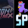 Purple Chicken Spaceman and Fission Superstar X